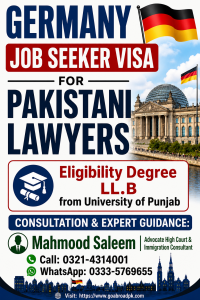 Germany Immigration For Pakistani Lawyers